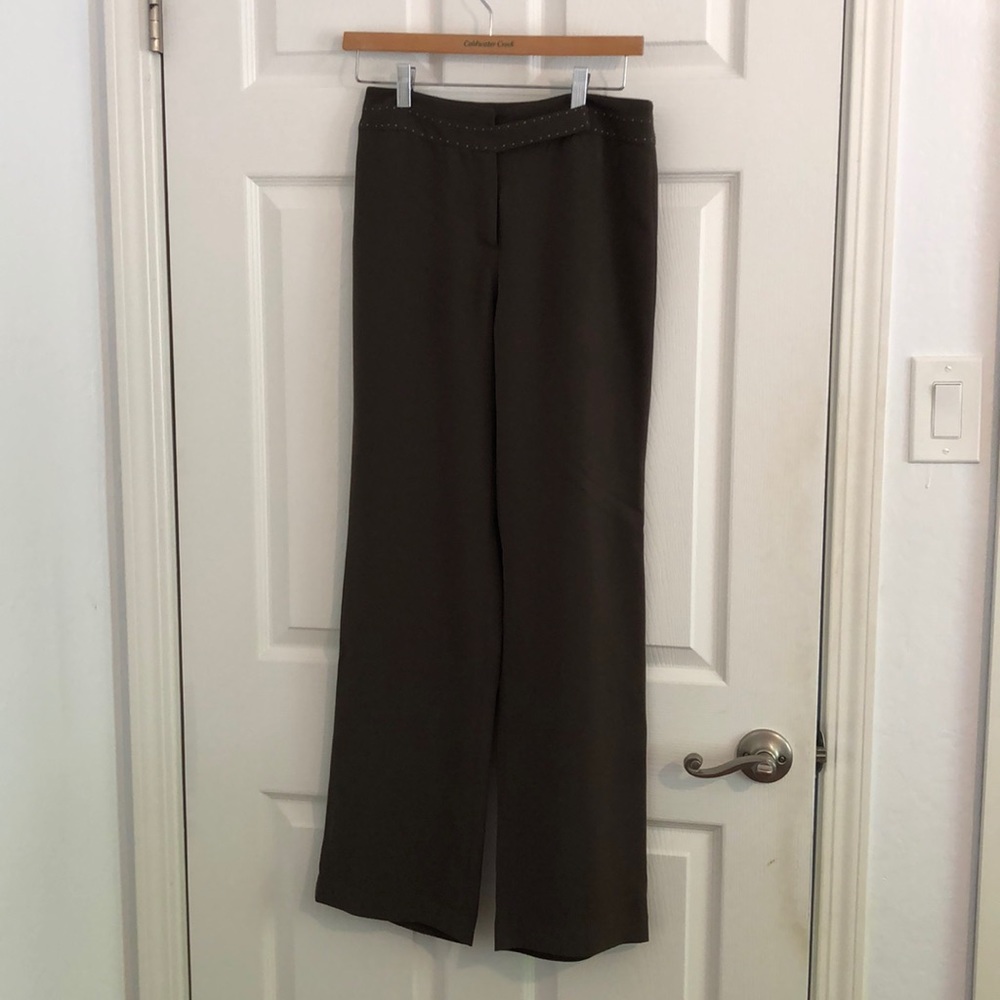 West End Brown Boot Cut Slacks